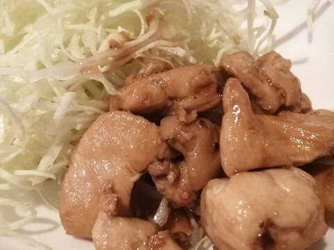 鶏の生姜焼き風